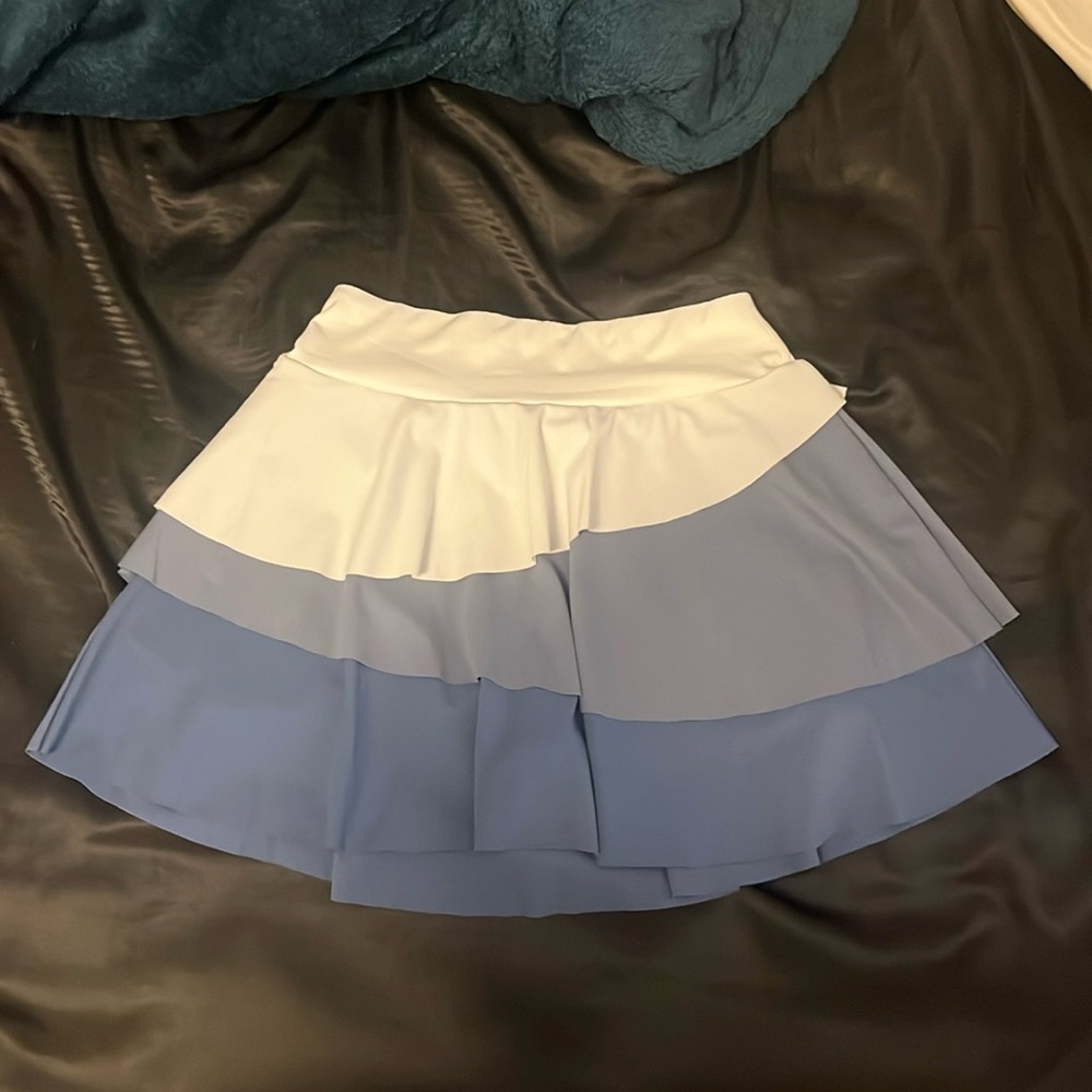 Halara Blue and White Athletic Skirt Size S